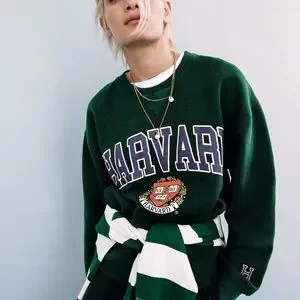 su_do スード wide sweat「HARVARD」light green Sweatshirt - Green/92 - Kids | H&M US